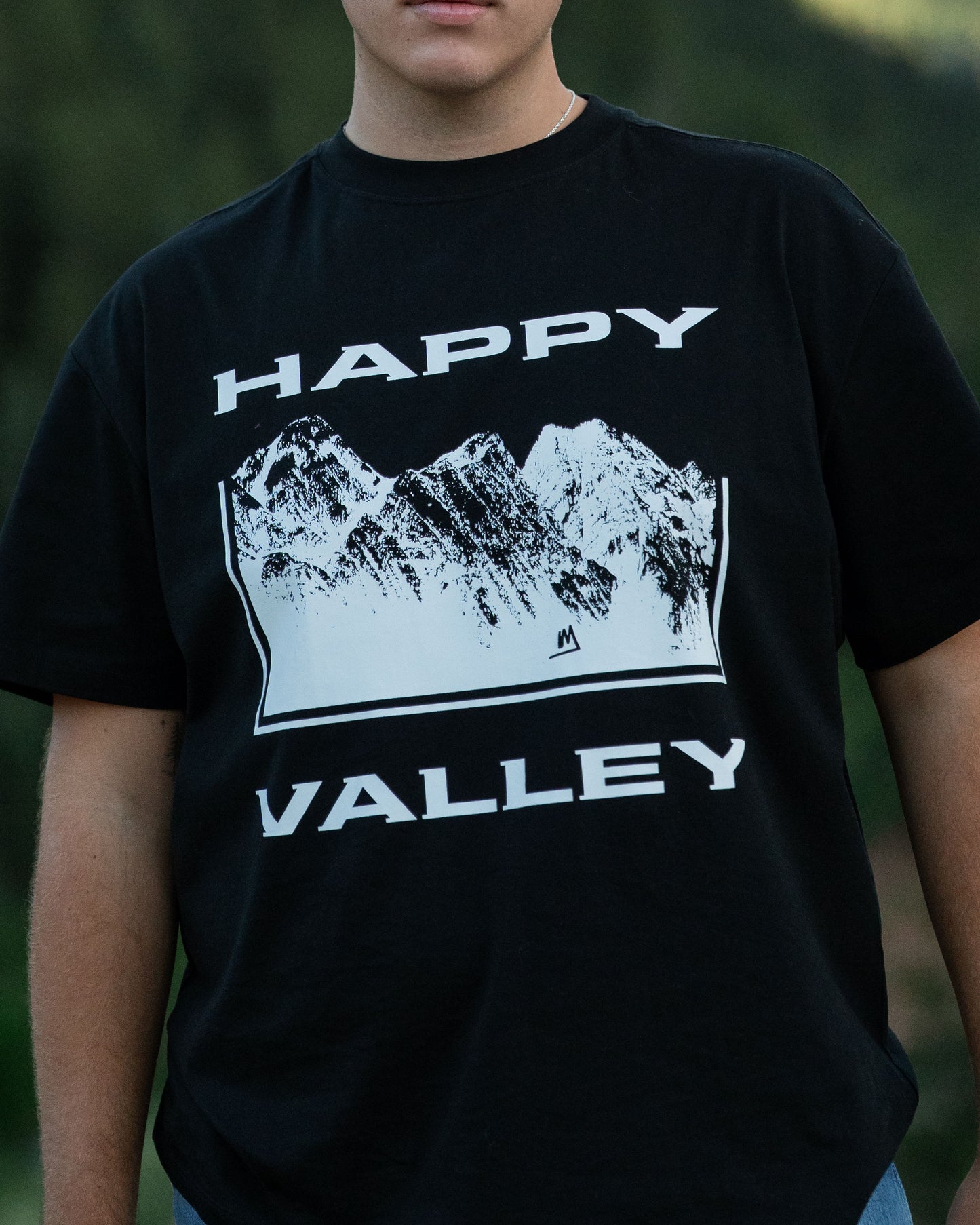 Happy Valley Oversized T-Shirt - BLACK