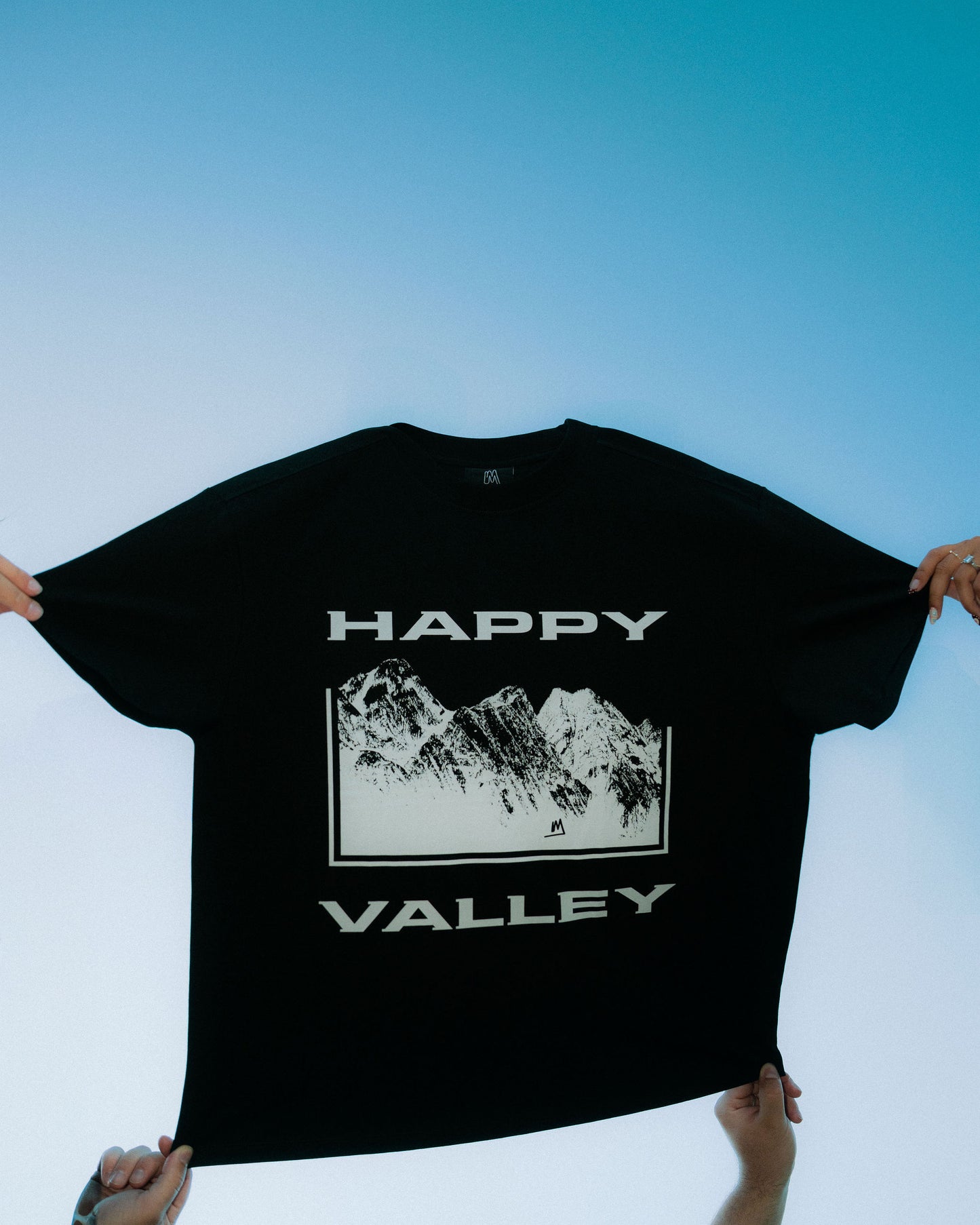 Happy Valley Oversized T-Shirt - BLACK