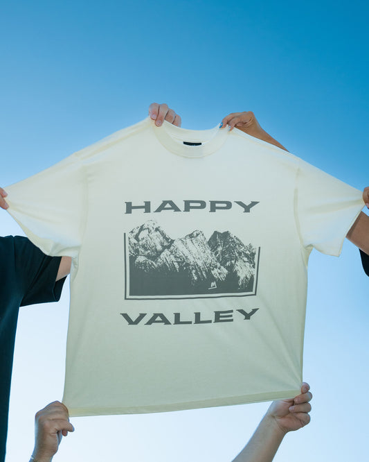 Happy Valley Oversized T-Shirt - CREAM